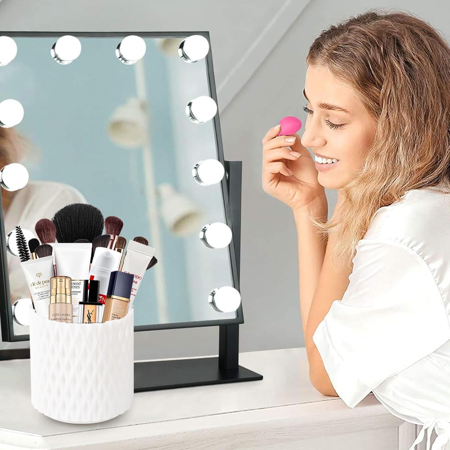 Organisateur de maquillage 360° : rangement élégant pour les passionnées de beauté – Image 6