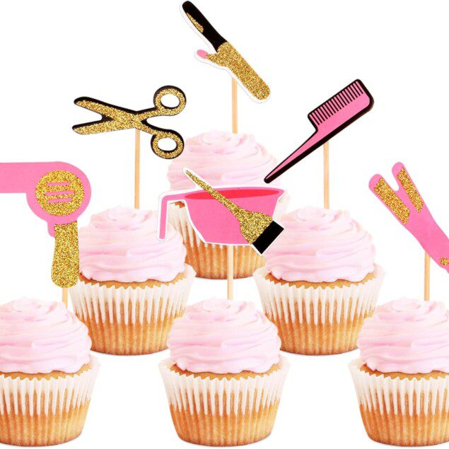 Outils de beauté pour coiffeur : lot de 36 accessoires élégants pour sublimer vos gâteaux d'anniversaire