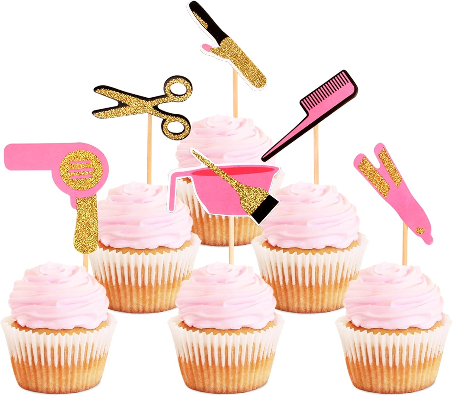 Outils de beauté pour coiffeur : lot de 36 accessoires élégants pour sublimer vos gâteaux d'anniversaire