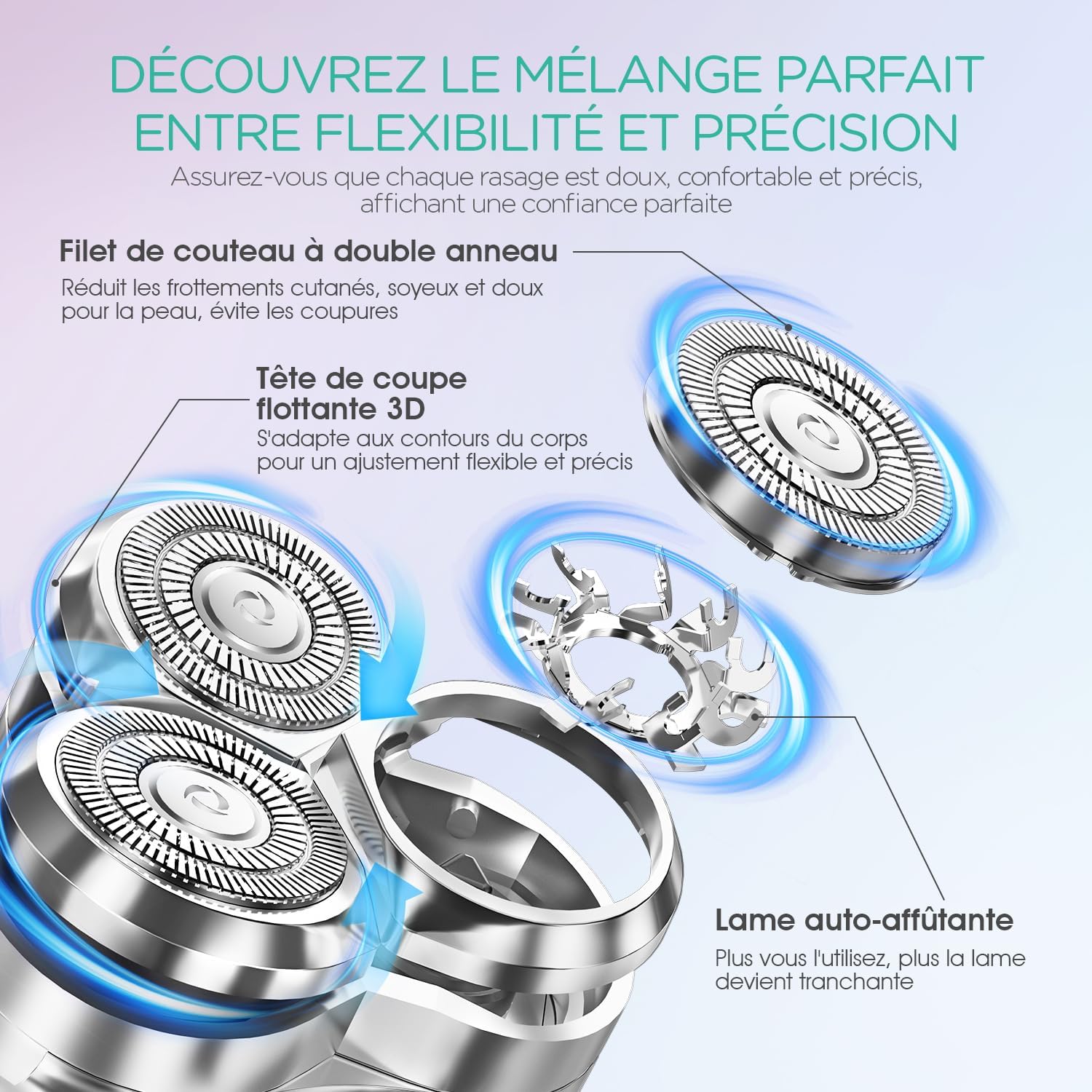 Rasoir Électrique VOYOR pour Femmes - Épilation Intime Pratique – Image 4