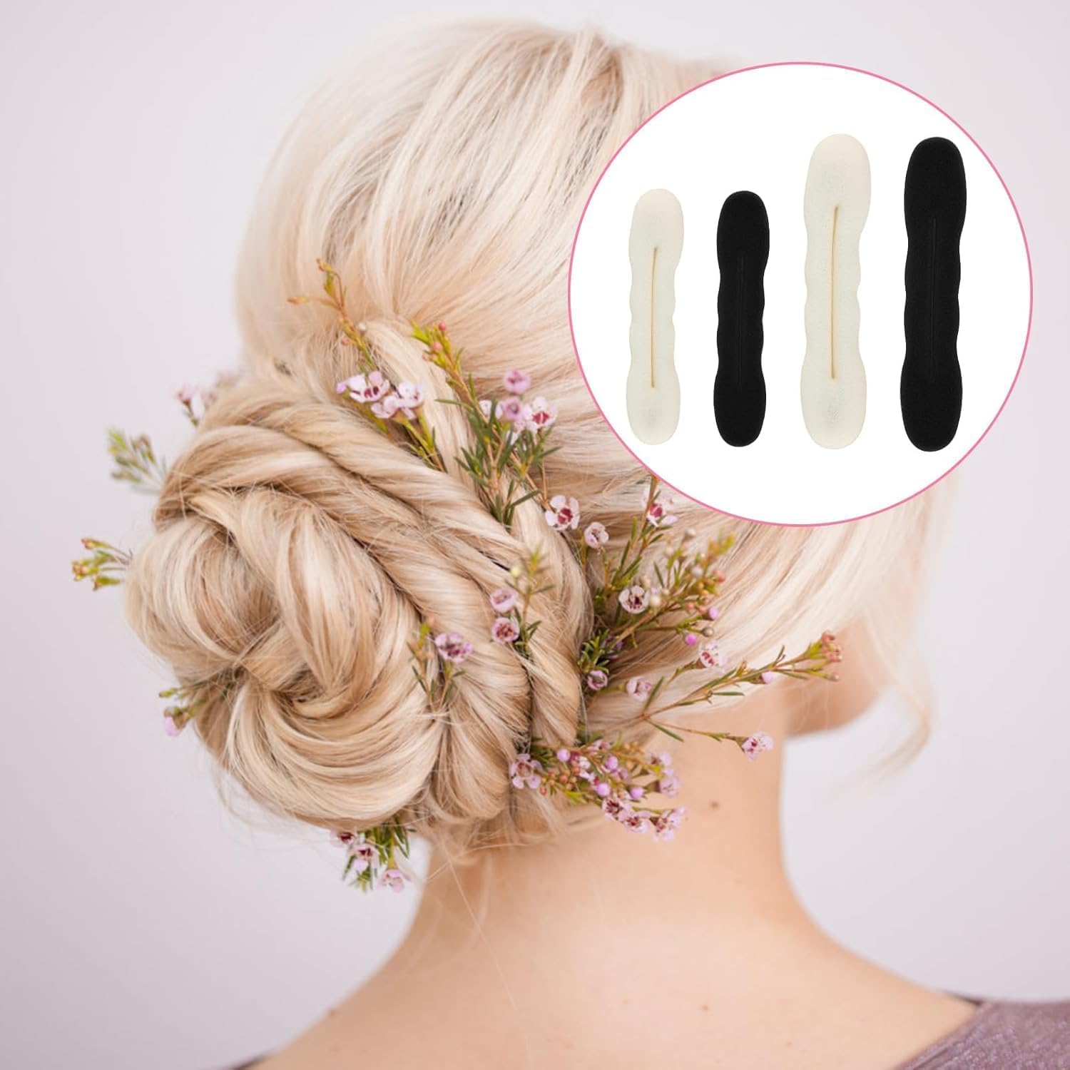 Chignons magiques : ensemble de 4 accessoires pour coiffure élégante et facile pour tous les types de cheveux – Image 5