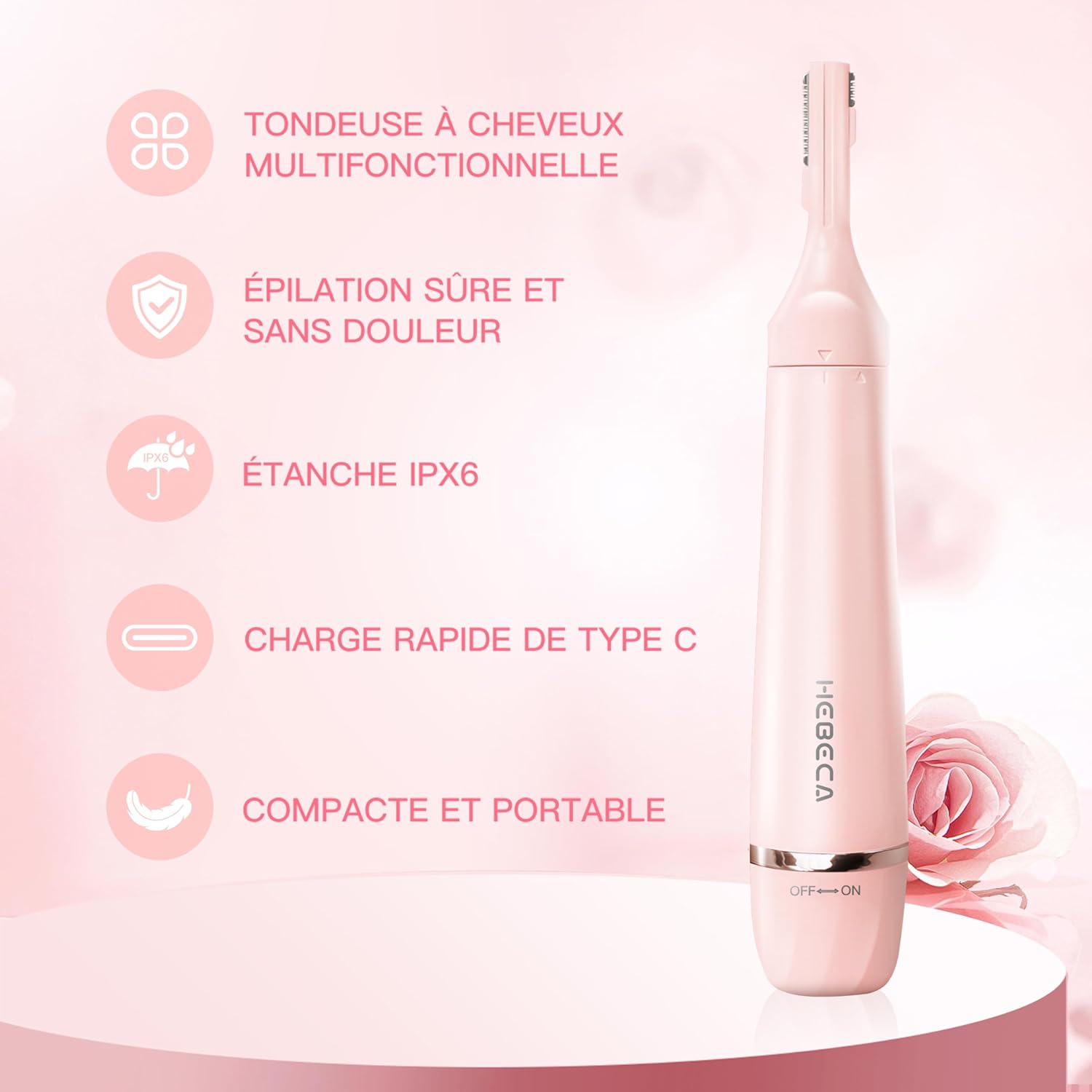 Tondeuse à poils de nez 3 en 1 : l'alliée beauté pour les femmes modernes – Image 2