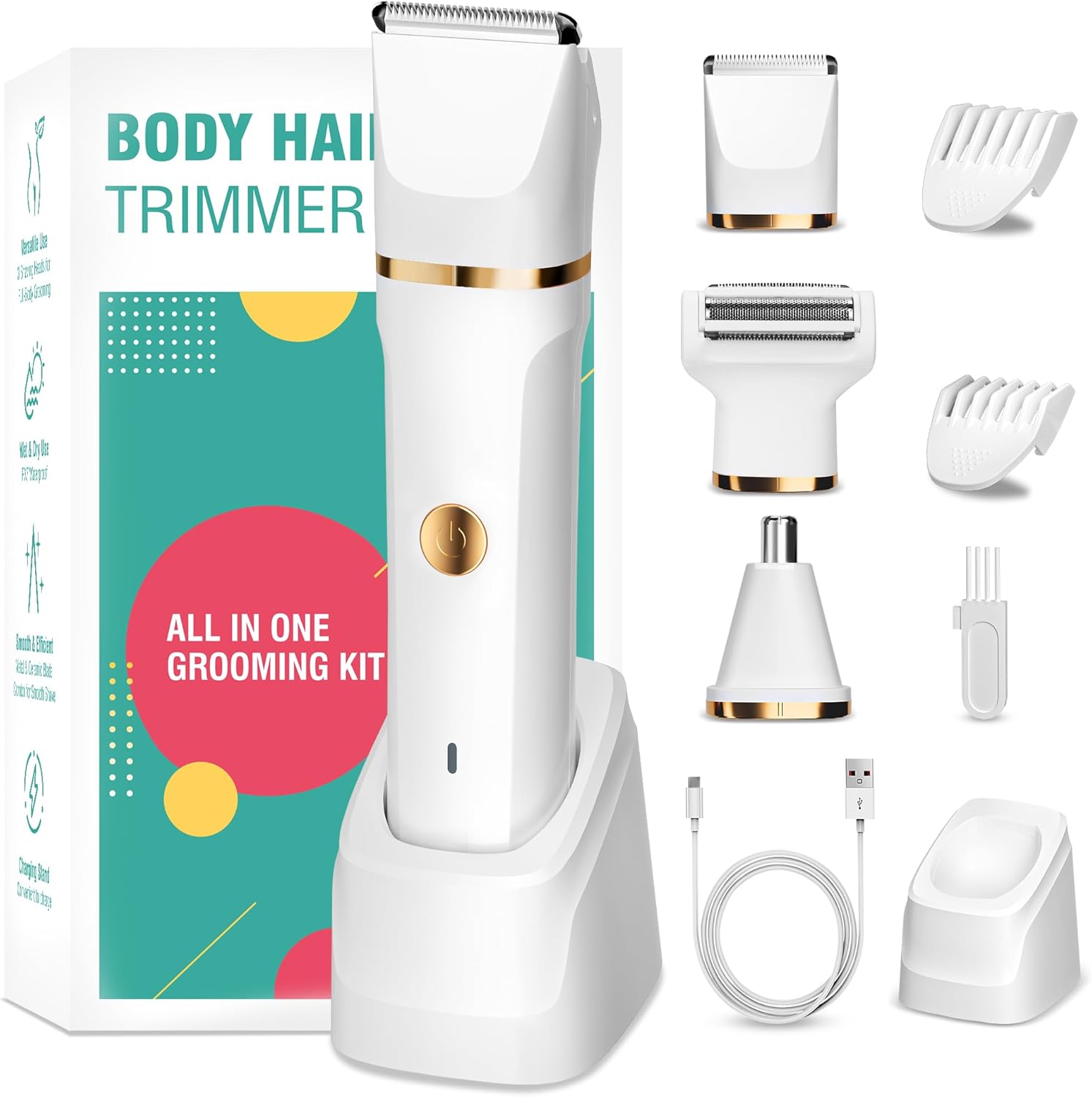 Rasoir électrique femme : tondeuse 3 en 1 pour un épilations douce et rapide