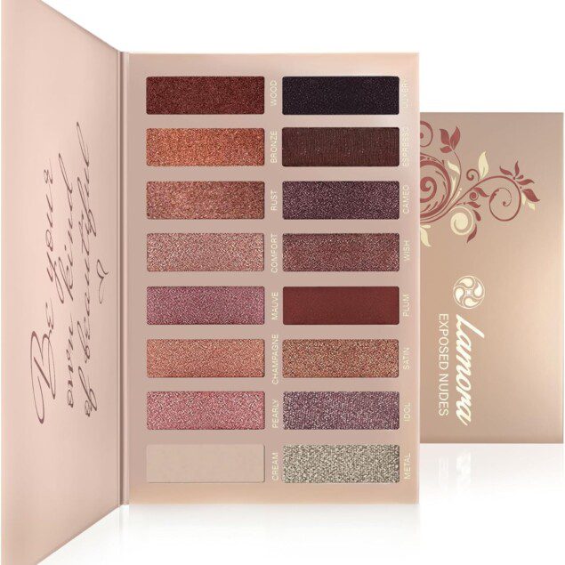 Palette fard à paupières nude : 16 couleurs ultra pigmentées pour un maquillage des yeux éclatant