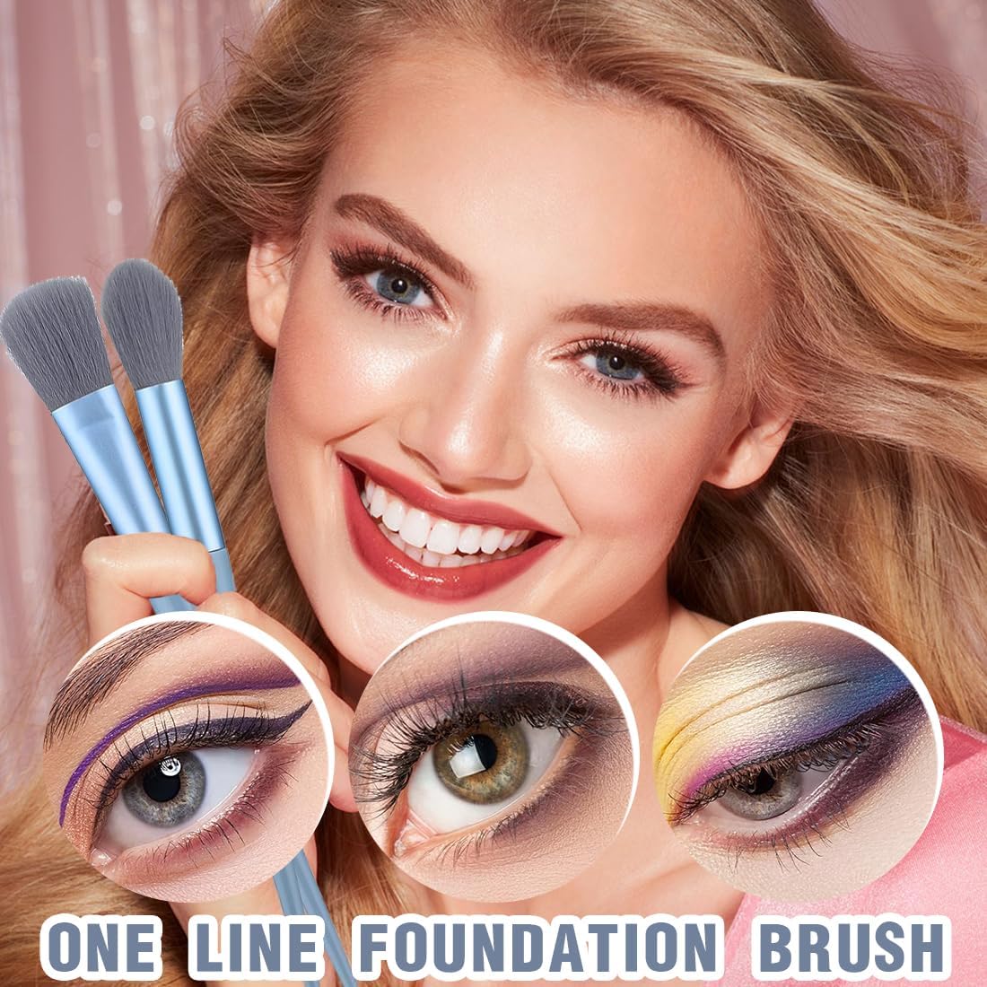 Pinceaux de maquillage professionnels : le set idéal pour les passionnées de beauté Découvrez 13 pinceaux de maquillage avec sac en peluche pour un teint parfait – Image 4