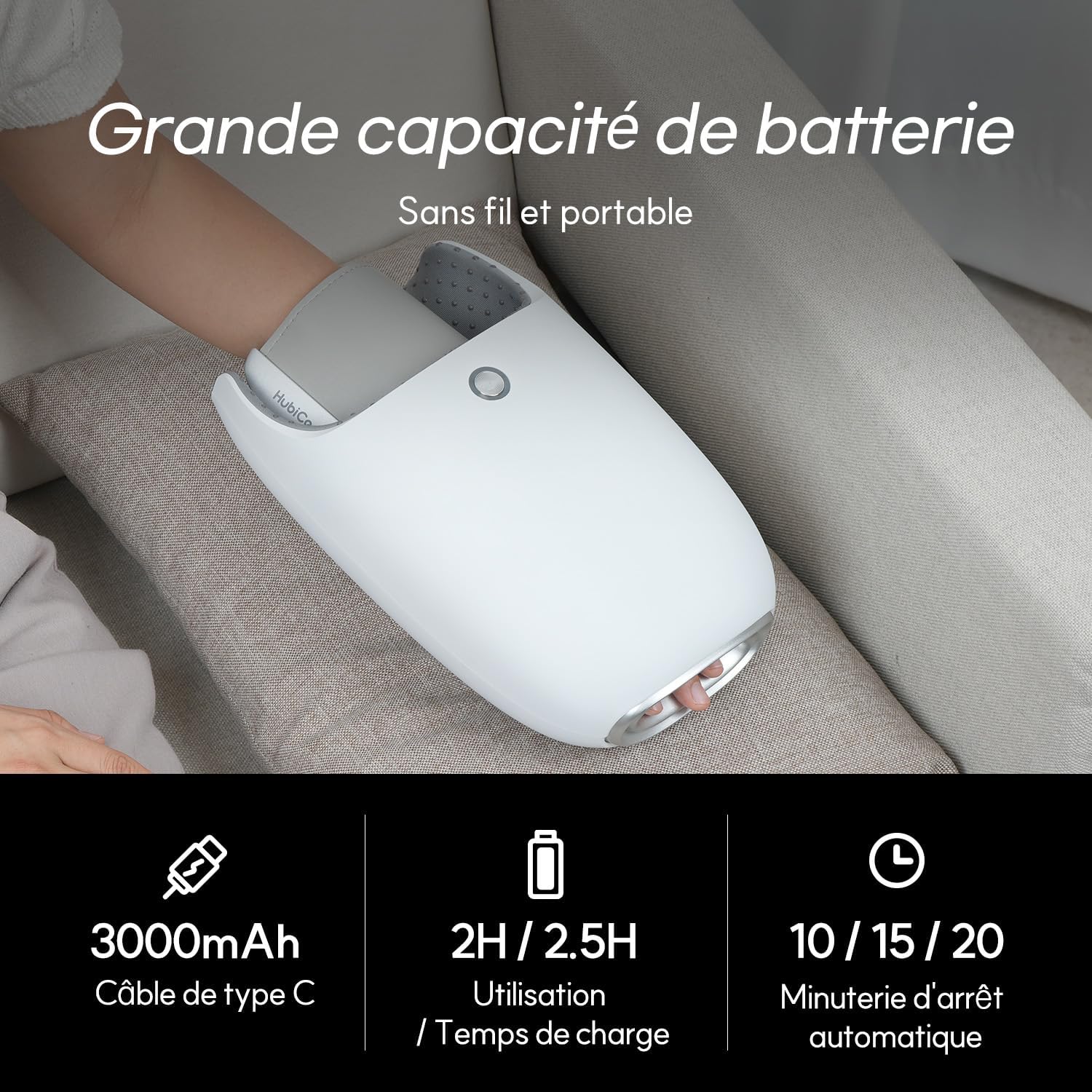 Appareil de massage pour les mains : soulagement de l'arthrite avec chaleur et refroidissement – Image 8