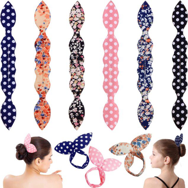 Outils de coiffure pour un chignon parfait : 6 pièces réutilisables pour filles et femmes