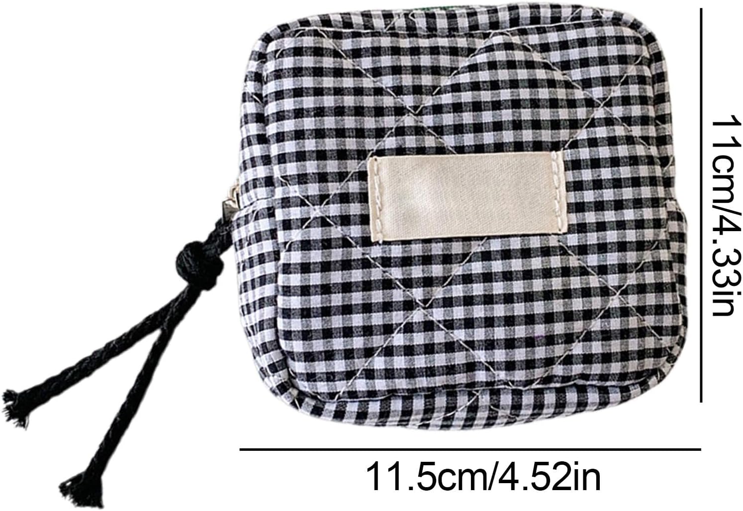 Petite trousse de maquillage : un sac cosmétique noir pratique pour les voyages et le quotidien – Image 5