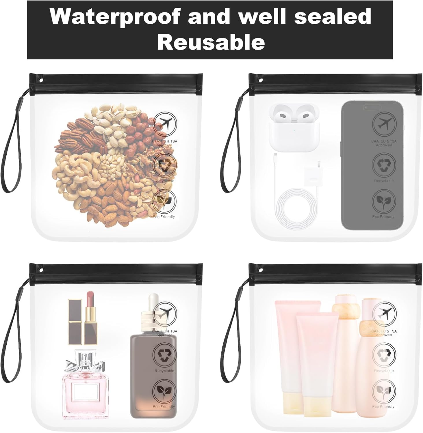 Trousse de toilette transparente pour femmes : le kit de voyage idéal en cabine – Image 5