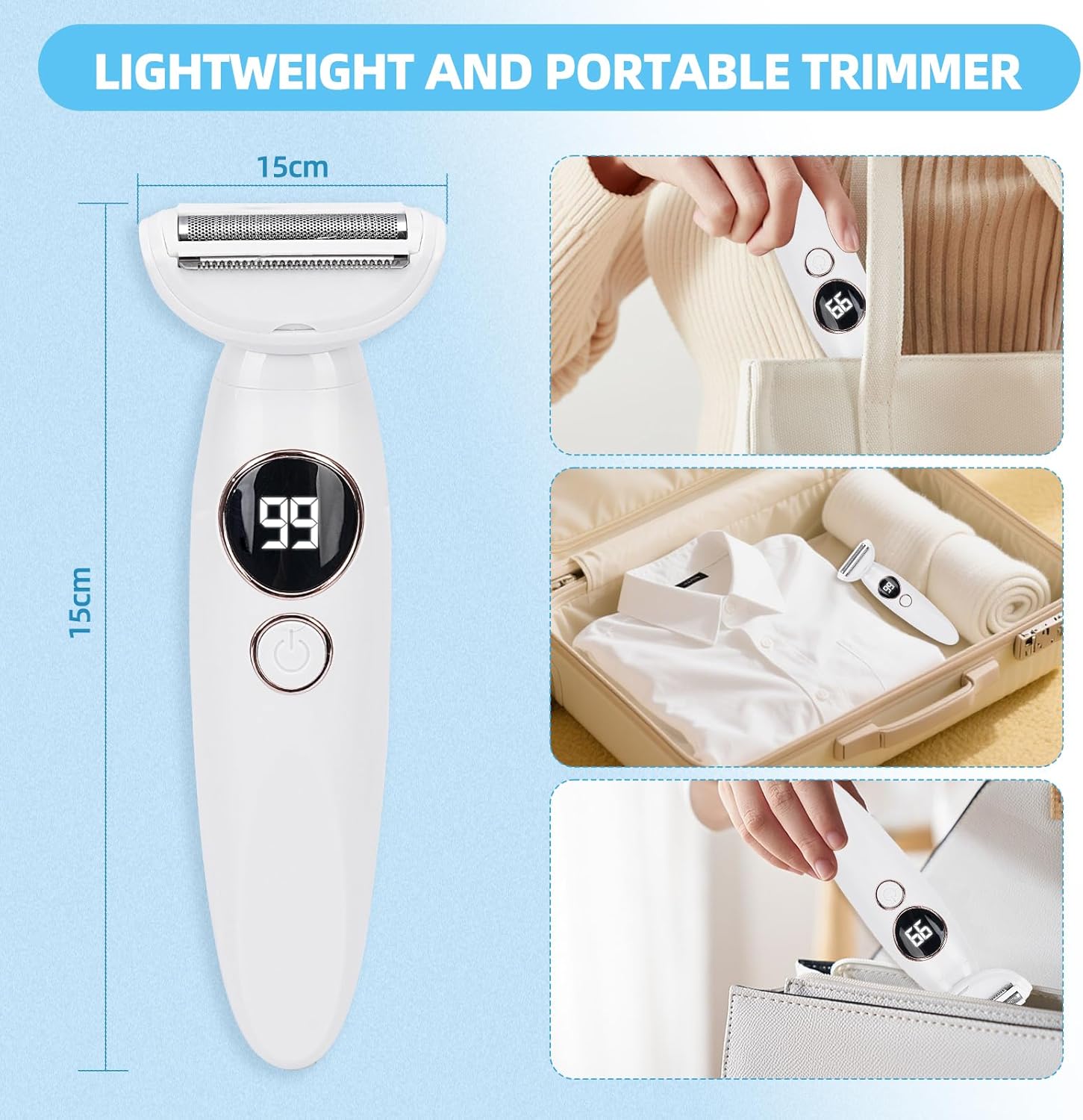 Rasoir électrique TAVADA 5 en 1 pour femmes - Précision et confort – Image 6