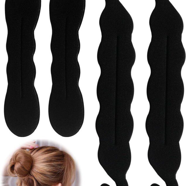 Chignon magique : 4 pièces pour des coiffures élégantes sans chaleur  Découvrez notre kit de chignon en éponge, idéal pour créer des buns et boucles raffinés. Parfait pour celles qui souhaitent styliser leurs cheveux facilement et sans chaleur, ce dispositif astucieux vous permettra d’afficher une coiffure impeccable en un rien de temps.