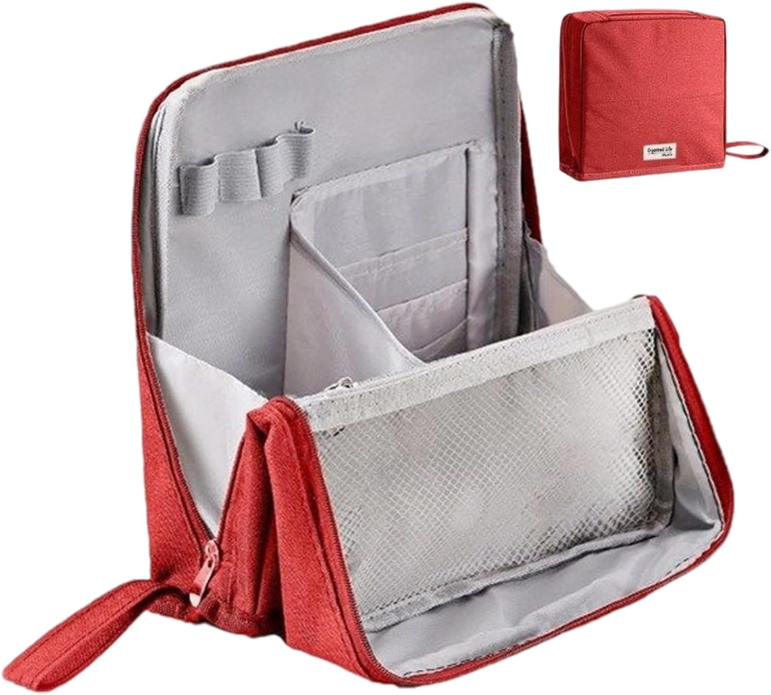 Sac de toilette format voyage : grande capacité imperméable pour le maquillage et les accessoires de beauté