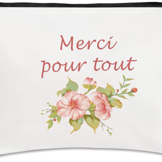 Cadeau pour maîtresse d'école : une trousse de maquillage élégante pour exprimer votre gratitude en fin d'année