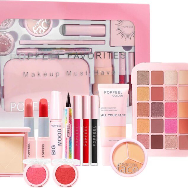Kit de maquillage tout-en-un pour les passionnées de beauté : sublimez votre teint et révélez votre éclat naturel
