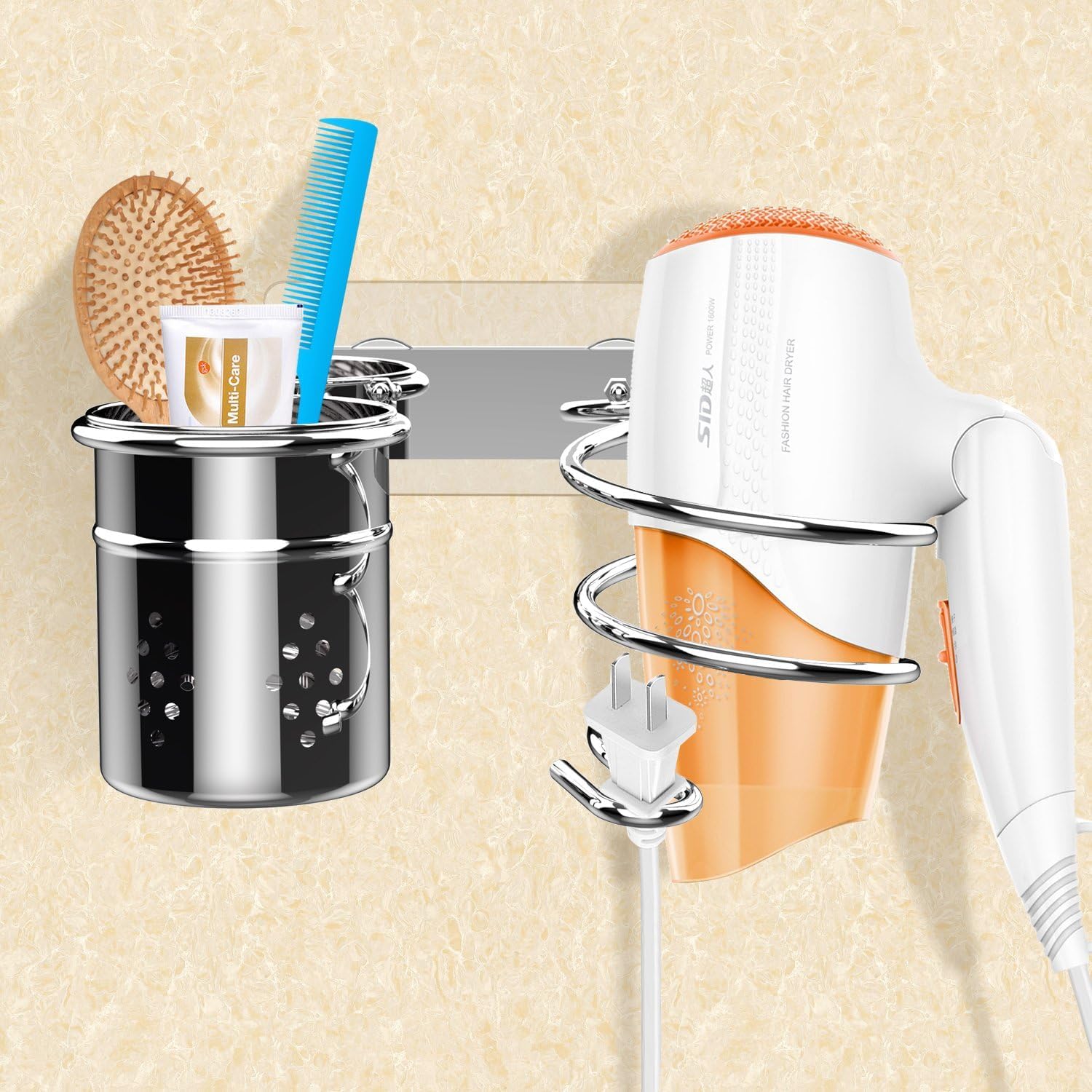 Support Magique pour Sèche-Cheveux : Rangement Pratique! – Image 3