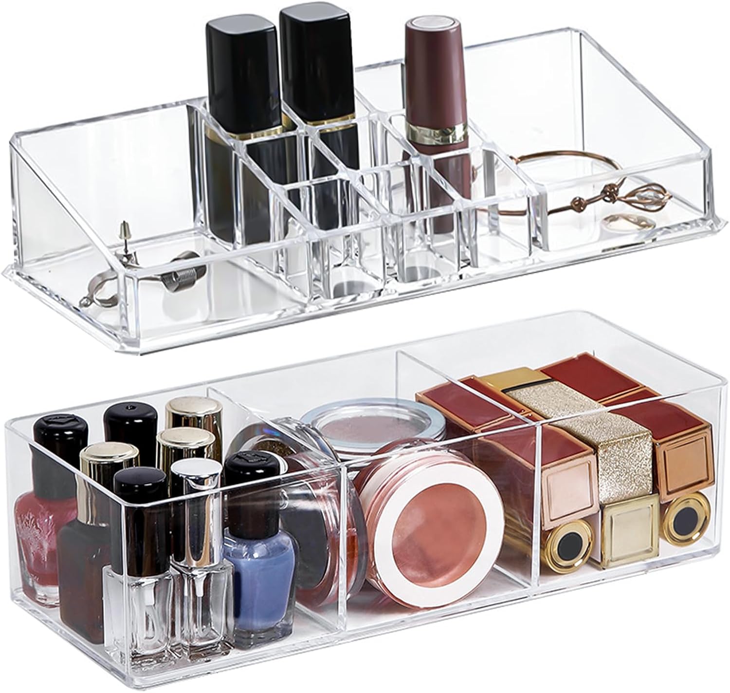 Organisateur de maquillage transparent : le rangement idéal pour les passionnées de beauté