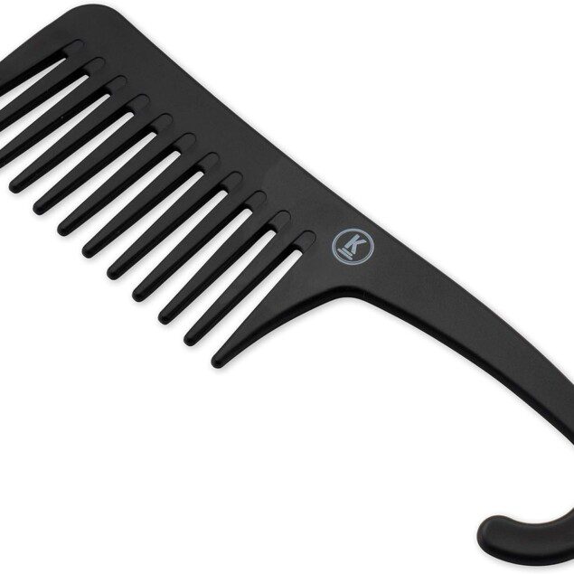 Peigne à dents larges pour un démêlage facile : le compagnon idéal pour les cheveux bouclés et épais