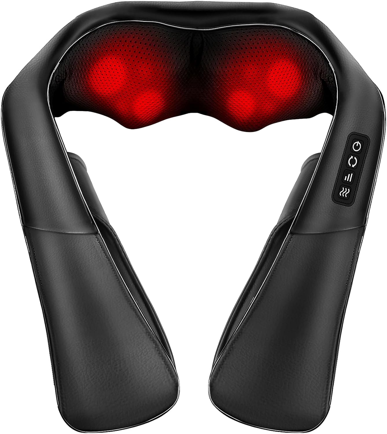 Masseur cervical rotatif 4D : bien-être et détente pour les aînés avec massage shiatsu et thérapie thermique à 45°C