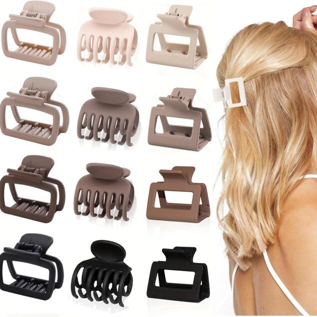 Pince à Cheveux Antidérapante : Élégance et Confort