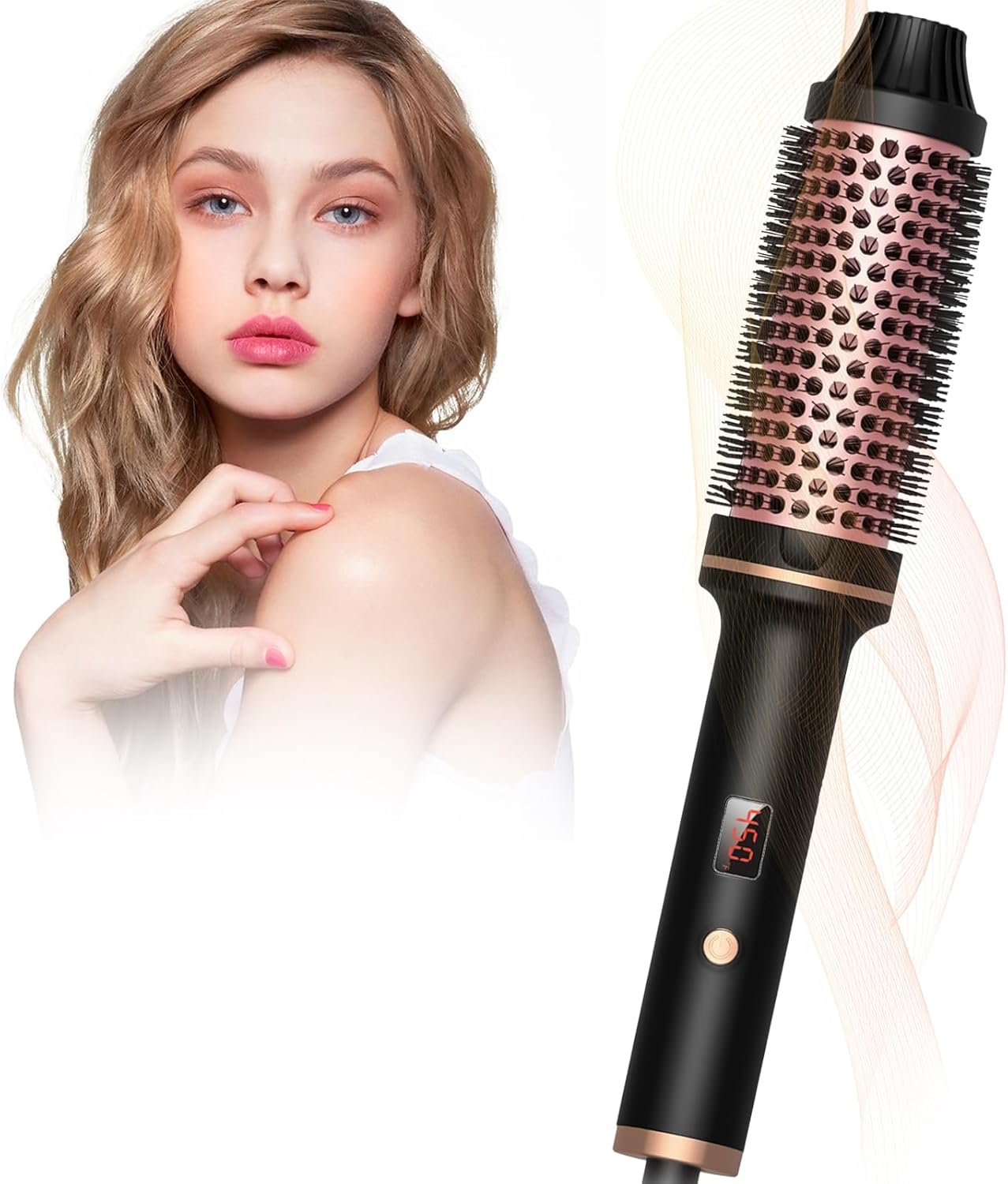 Brosse Thermique 38mm : Coiffage Parfait en Un Seul Étape