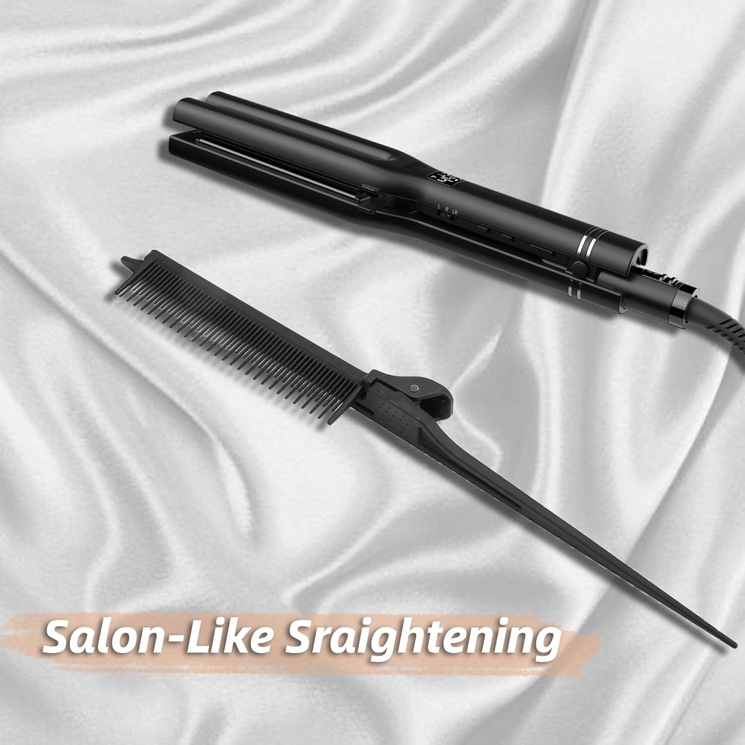 Peigne à cheveux professionnel : l'outil essentiel pour les coiffeurs et les passionnés de beauté Optimisez votre coiffure avec notre peigne à pince à queue de rat pour démêler et lisser vos cheveux négligés en un clin d'œil – Image 5