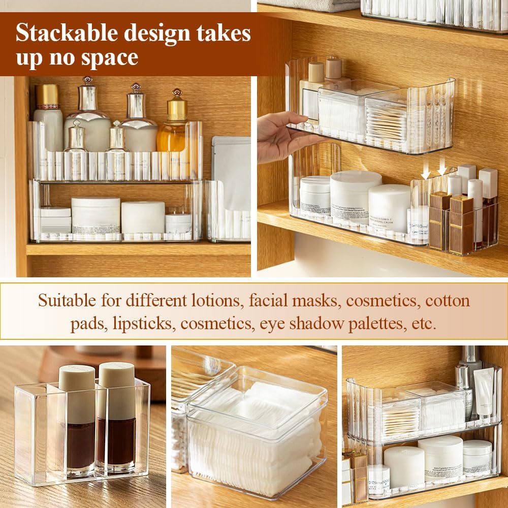 Boîte de rangement transparente pour maquillage : l'organisateur idéal pour les passionnés de beauté – Image 4
