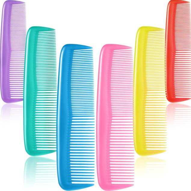 Peignes à cheveux colorés : ensemble de 12 pièces pour un coiffage stylé et créatif