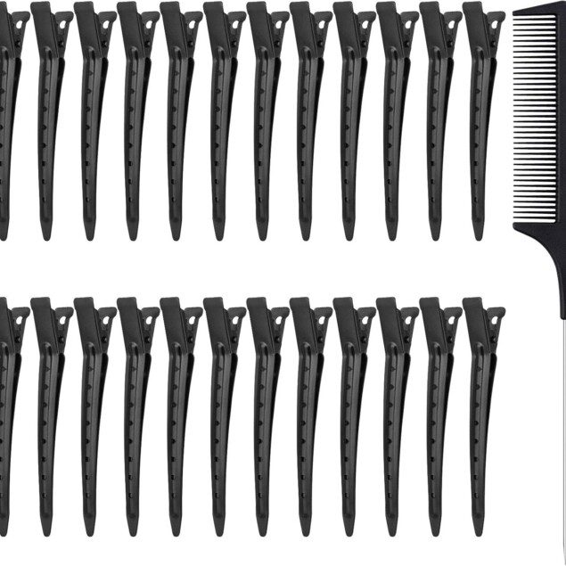 Pince à cheveux en métal : 24 pièces pour des coiffures élégantes et durables Idéale pour les professionnels de la coiffure ou les passionnés de style
