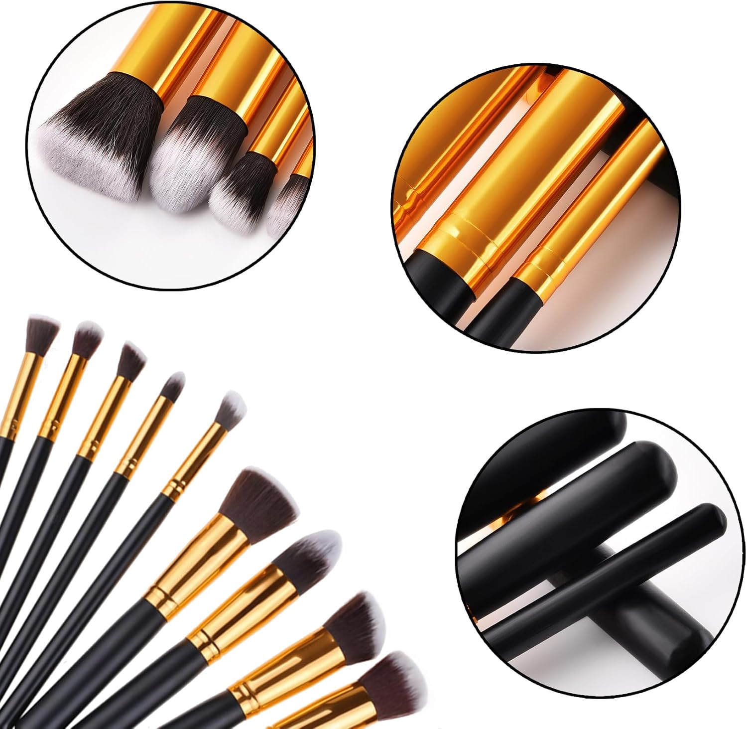 Pinceaux de maquillage professionnels : 10 pièces indispensables pour un teint parfait et un regard éclatant – Image 4