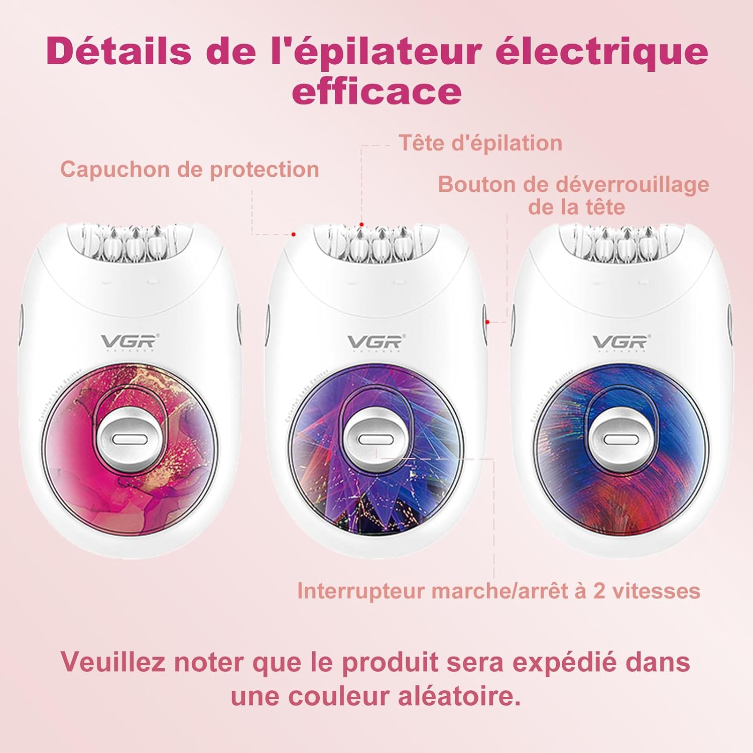 Épilateur professionnel sans fil : l'allié portable pour une épilation parfaite des jambes et du corps entier – Image 2