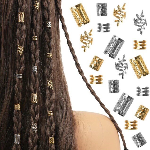 Pinces à cheveux dorées : le lot de 80 accessoires parfaits pour sublimer tresses et dreadlocks
