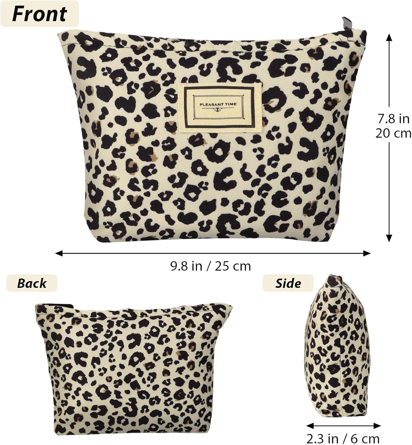 Trousse de toilette voyage femme : élégance et praticité avec un design léopard pour un maquillage toujours au top – Image 2