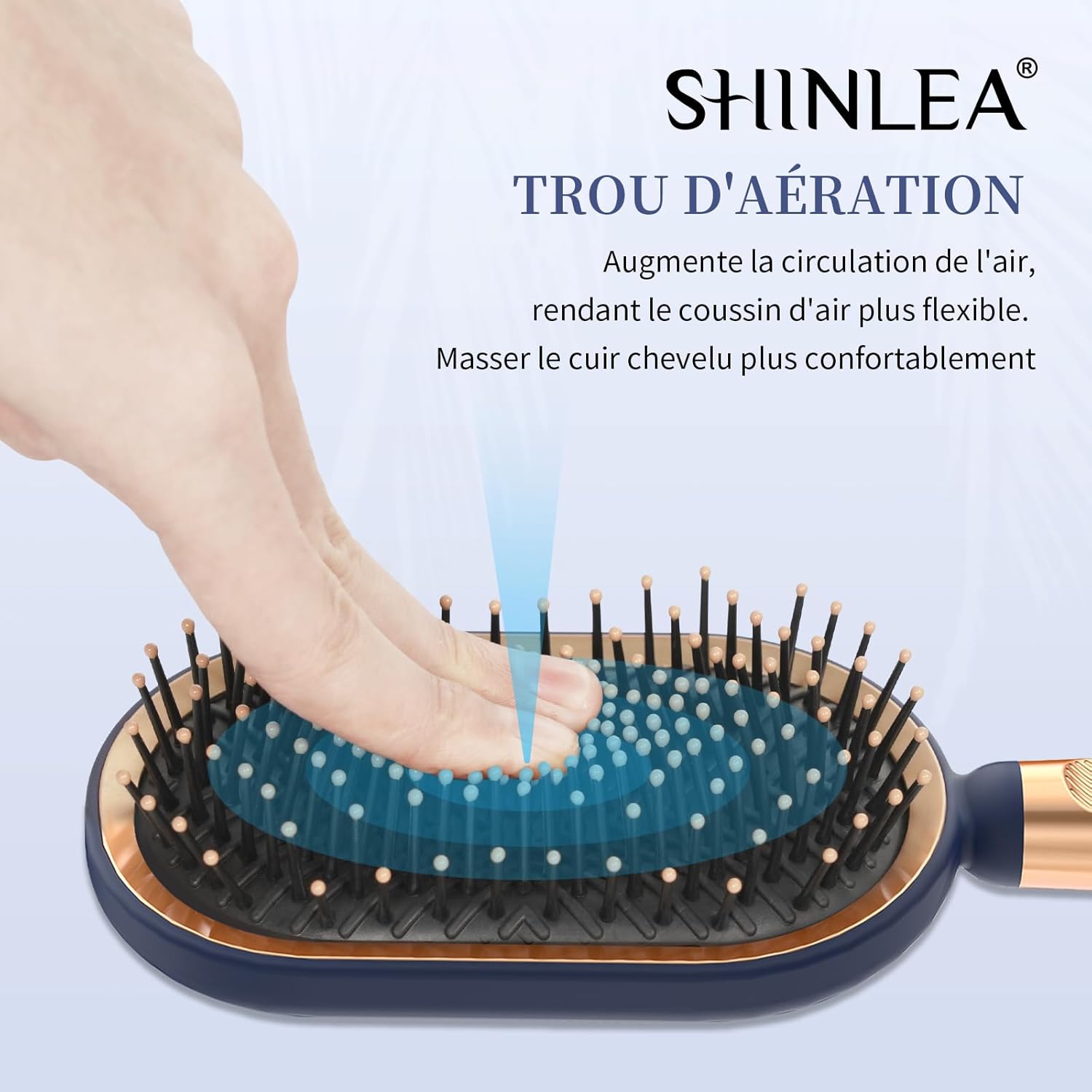 Brosse démêlante pour cheveux longs ou bouclés : réduisez les enchevêtrements et la casse pour toute la famille – Image 3