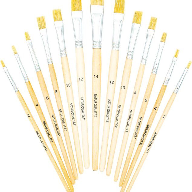 K3T : set de pinceaux de peinture de 13 pièces pour artistes passionnés, pour des créations précises et raffinées