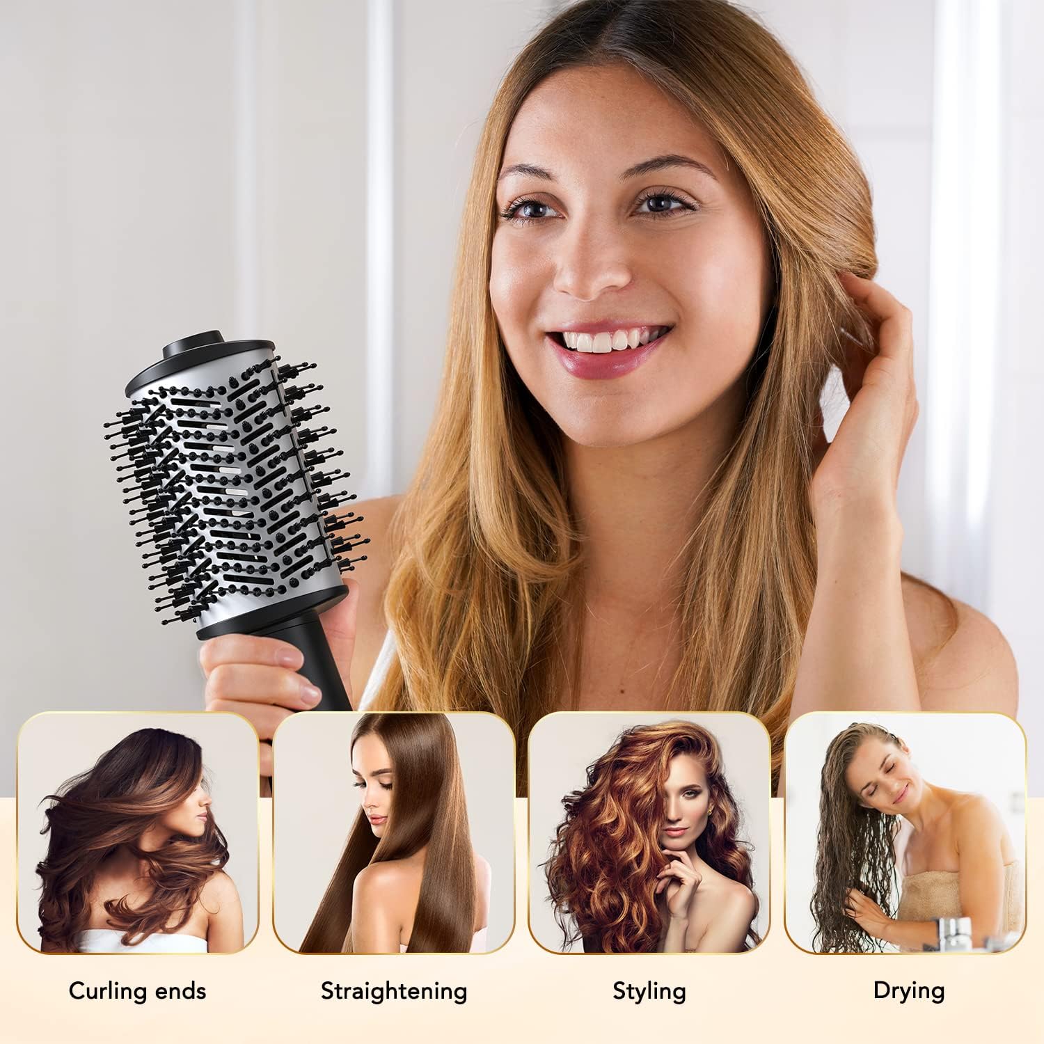 Brosse 2 en 1 : Sèche-Cheveux Volumisateur Innovante – Image 7