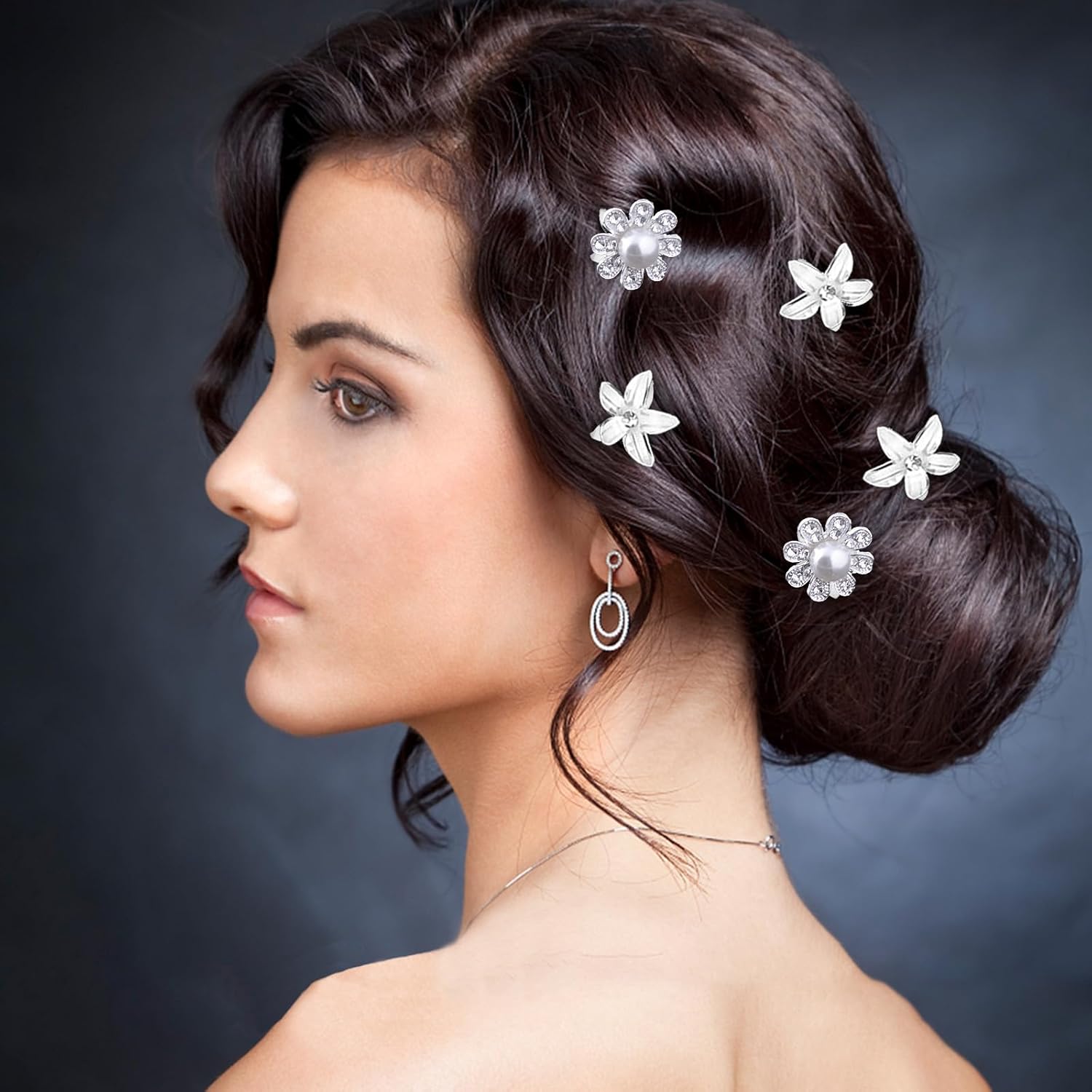 Épingles à cheveux de mariage en strass : 36 pièces élégantes pour sublimer la coiffure de vos demoiselles d'honneur – Image 4