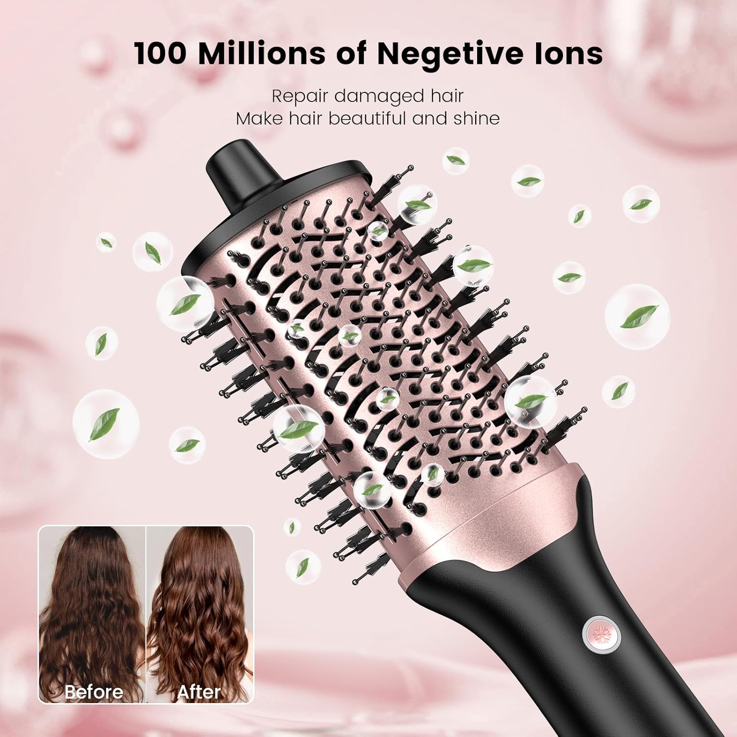 Brosse Soufflante Haute Vitesse 4 en 1 Pour Tous Types de Cheveux, Air Froid Inclus – Image 4