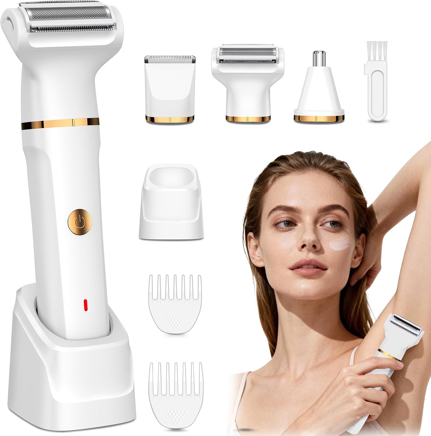Rasoir Électrique Femmes 3 en 1 - Pratique et Étanche