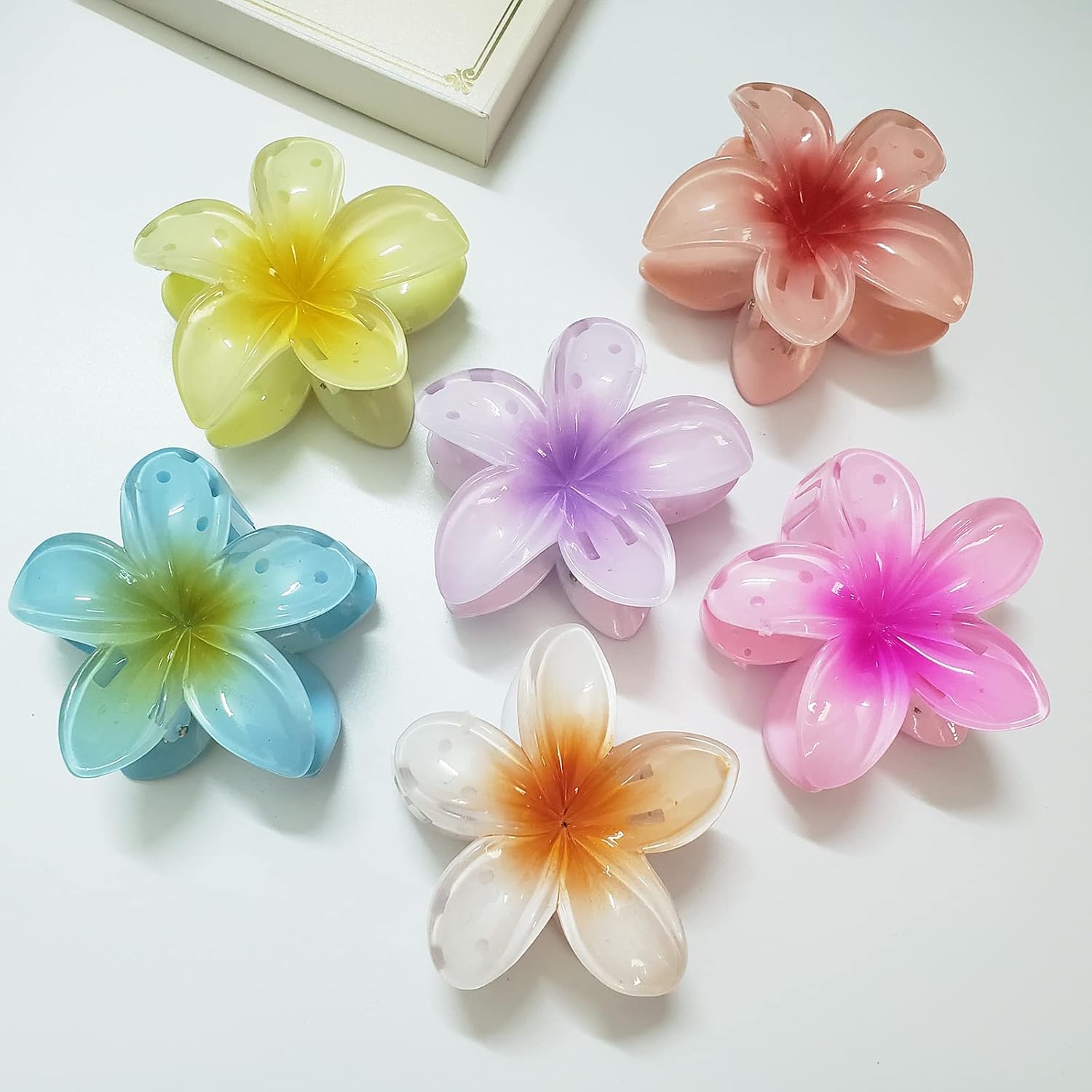 Épingle à cheveux mignonne : 6 pièces de griffes pour femmes aux cheveux épais et cadeau idéal pour les filles – Image 3