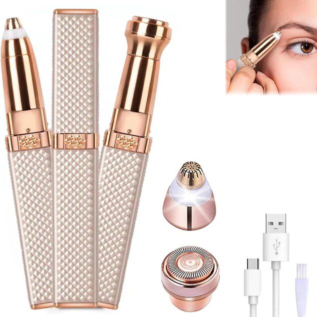 Epilateur électrique rechargeable : l'allié beauté pour le visage et les sourcils des femmes