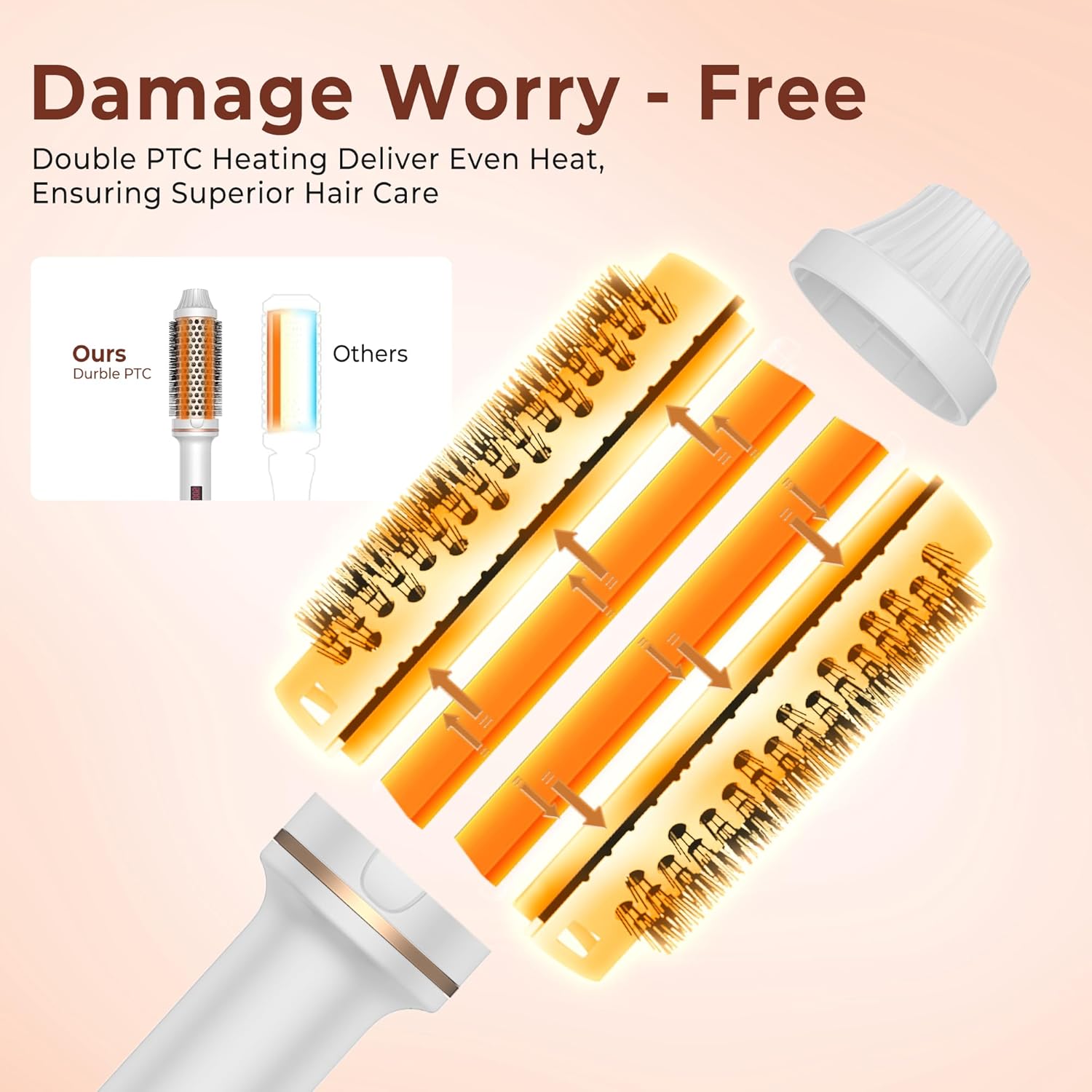Brosse thermique 38 mm : l'alliée parfaite pour des coiffures éclatantes et soyeuses – Image 6
