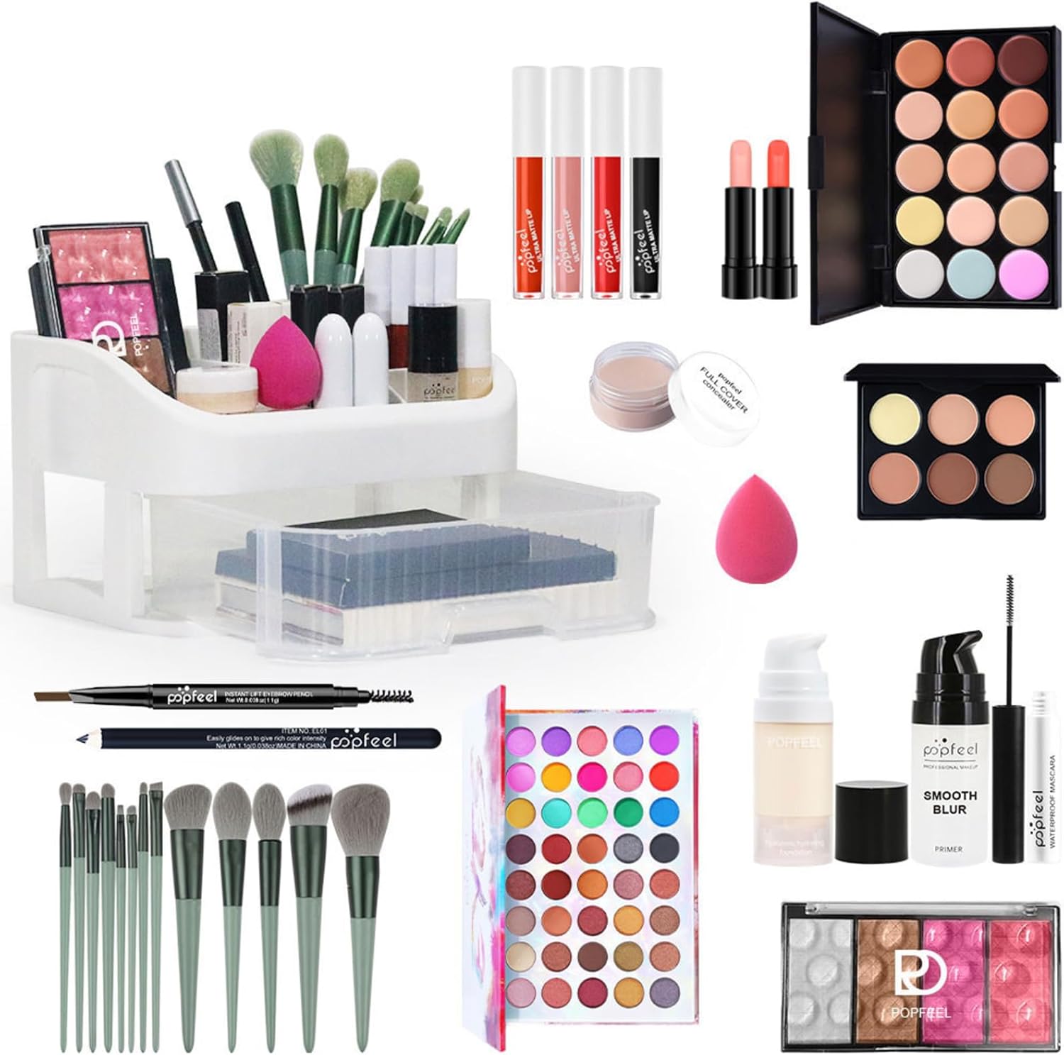 Kit de maquillage complet : le coffret idéal pour les passionnées de beauté à Noël