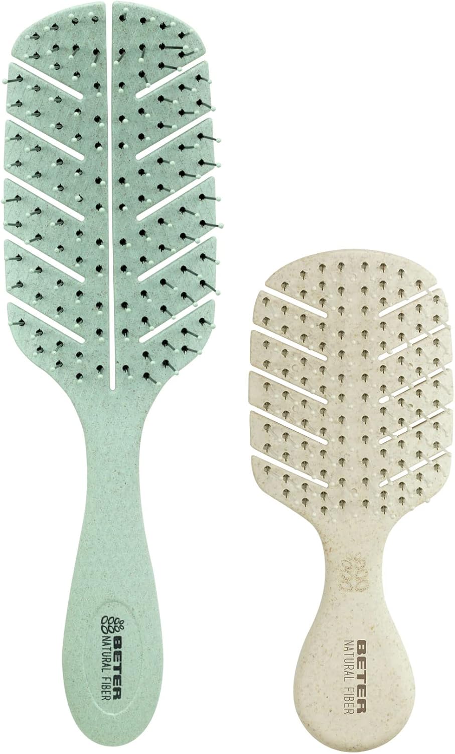 Brosses à cheveux naturels en fibre : le lot idéal pour les voyages et la douceur des cheveux Durables et réutilisables, ce lot de brosses anti-traction est parfait pour toutes les femmes en quête de praticité et de soin capillaire