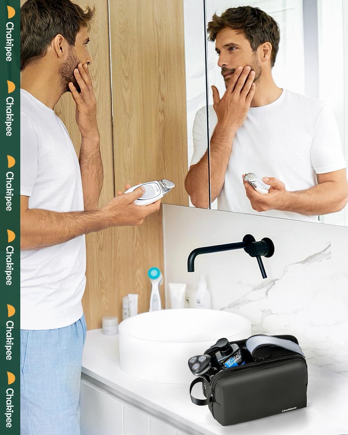 Trousse de toilette étanche pour hommes et femmes : l'accessoire idéal de voyage pour ranger vos essentiels cosmétiques – Image 8