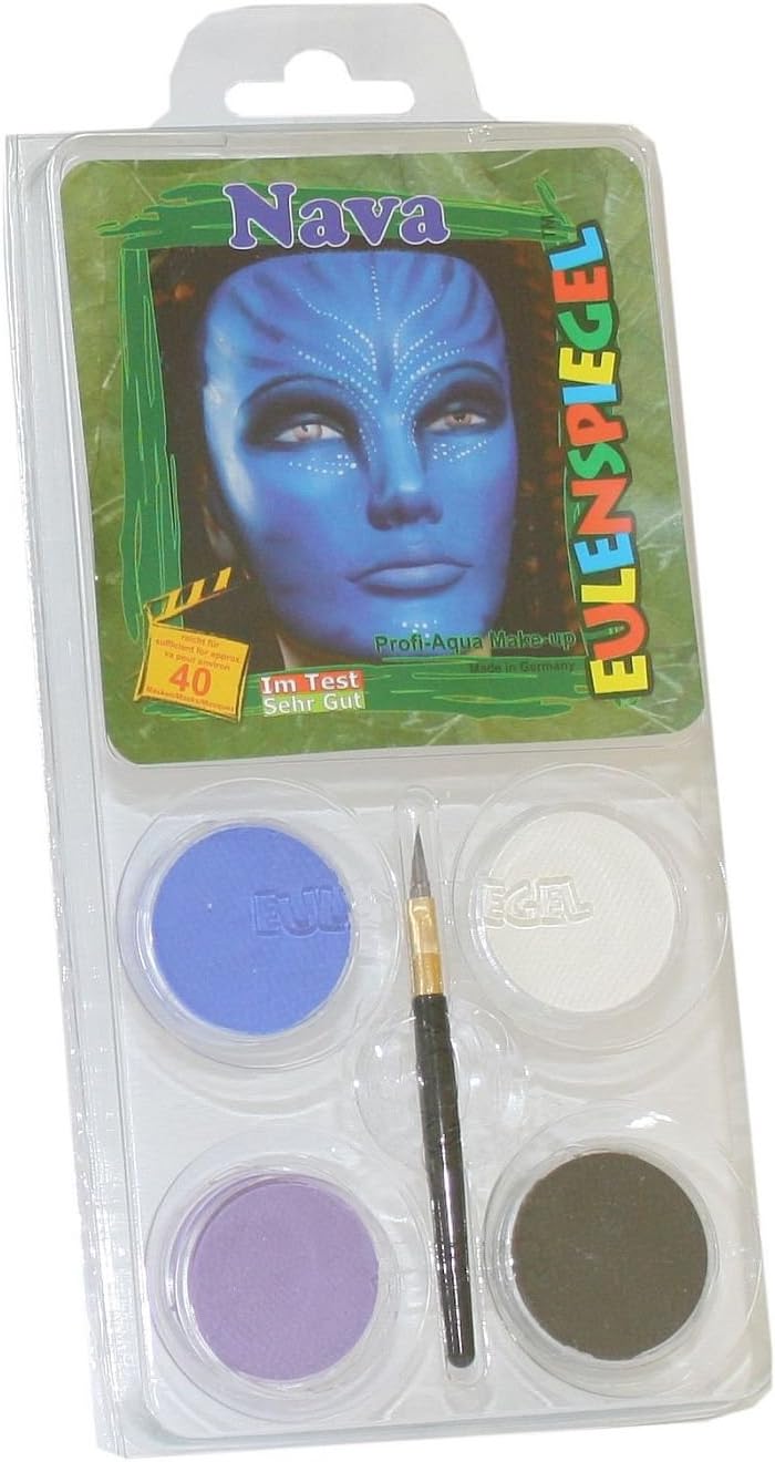 Kit de maquillage Nava : idéal pour créer jusqu'à 40 masques colorés pour vos fêtes à thème