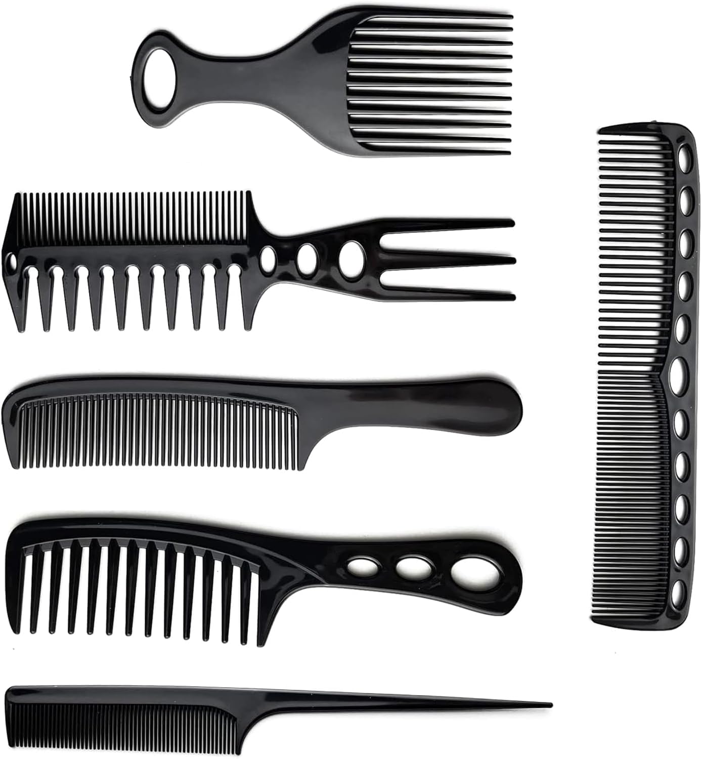 Kit de 6 peignes et brosses à cheveux professionnelles : l'outil essentiel pour coiffeurs en quête de perfection