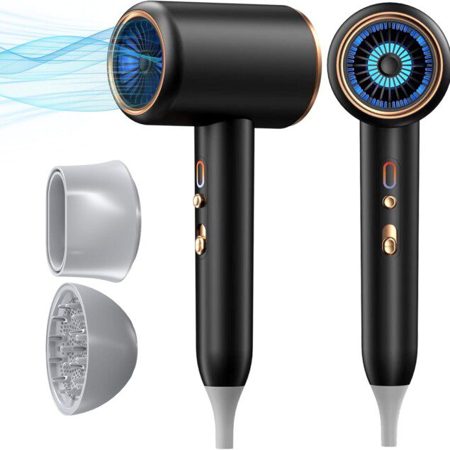 Sèche-cheveux puissant 2400W : l'allié parfait pour des boucles éclatantes en un temps record