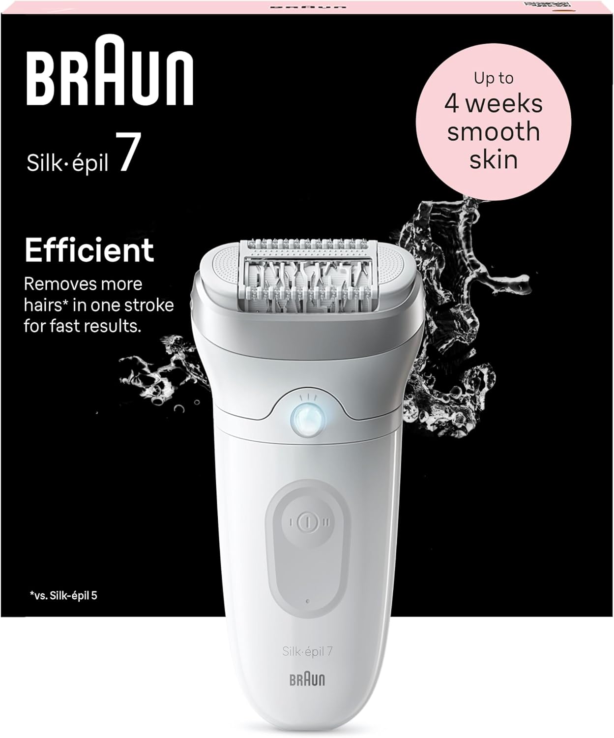 Épilateur Braun Silk-épil 7 : tête large pour épilation facile et peau douce longue durée    Idéal pour les femmes en quête d'une épilation efficace et confortable