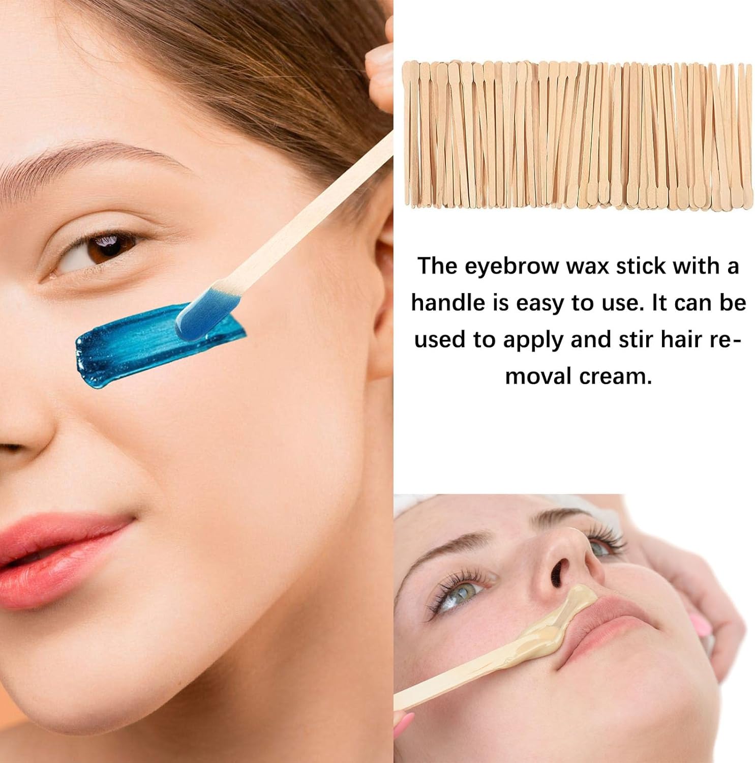 Bâtons de cire en bois : 200 pièces pour une épilation précise du corps et du visage – Image 5