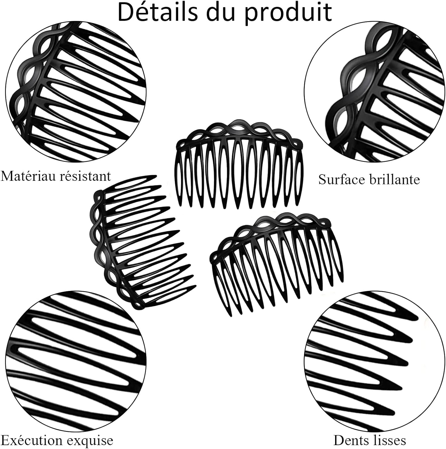 Peignes à cheveux décoratifs : 15 pièces pour sublimer vos coiffures rétro avec élégance – Image 3
